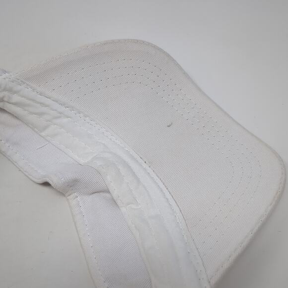 Aetna Golf Strapback Sun Visor Cap White One Size Adjustable Cotton Hit Wear - Picture 8 of 9